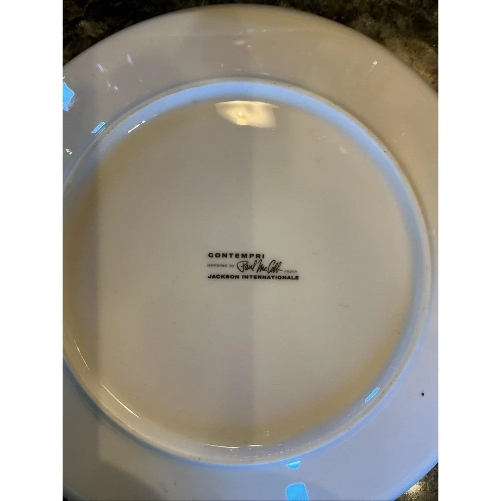 VTG (7) Contempri Jackson Int. Paul McCobb Bread Plates 7.25